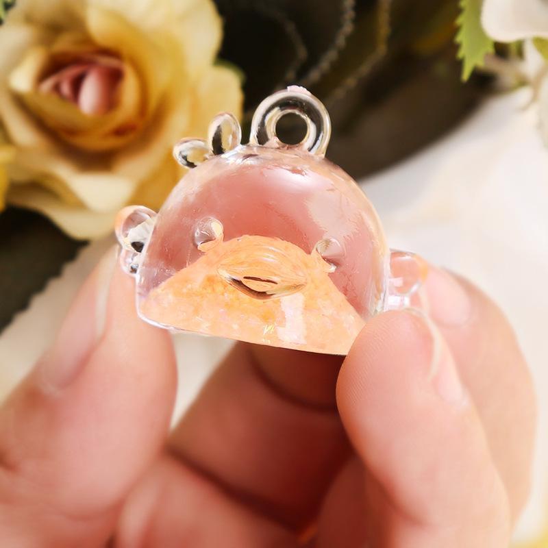 2 шт. DIY Ночник Счастливый цыпленок Кукольный домик Украшения Украшения для автомобиля Брелок Детские игрушки Канцелярские сумки и другие подвески