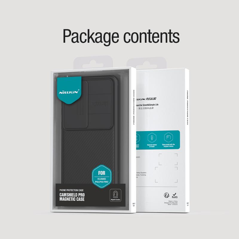 Чехол Nillkin CamShield Pro с магнитной выдвижной крышкой для камеры Huawei P60 Pro, защитный чехол для объектива Huawei P60