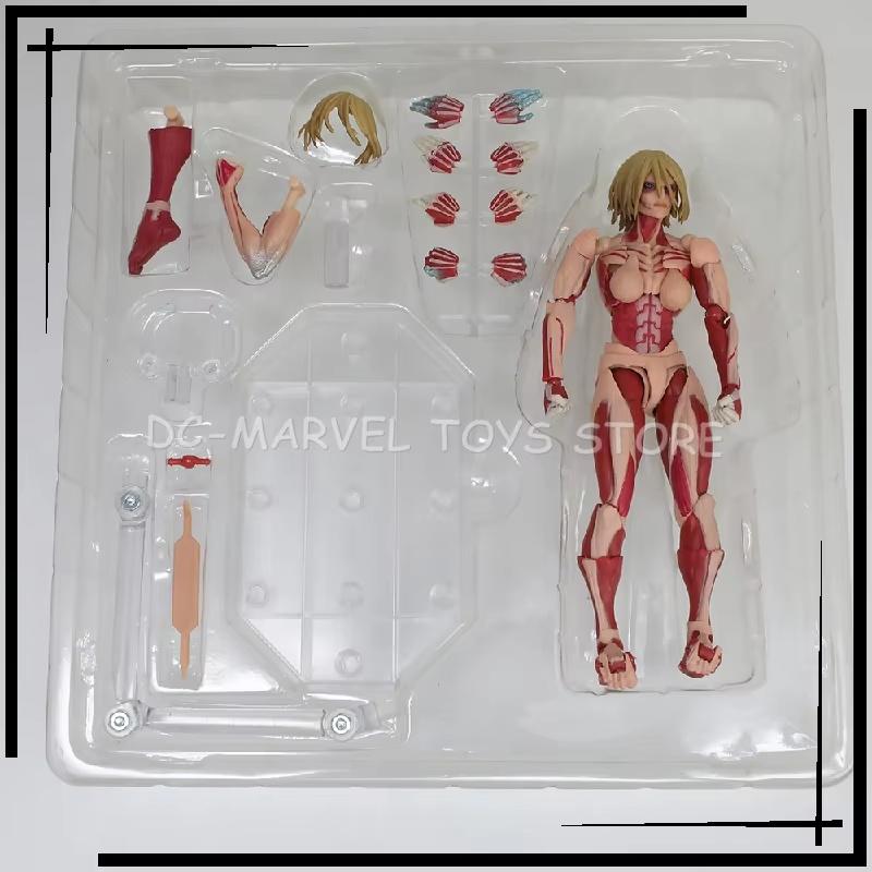 Ко Атака Титанов Райнер Браун Amazing Yamaguchi Revoltech Бронированный Титан Райнер Браун Фигурки Модель Игрушки