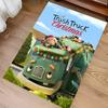 1pc Trash Truck Print Area Rug - Soft,Washable Non-Slip Indoor Mat for Office Chairs,Living Room,Home Office Decorative Rug