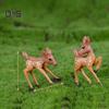 Lovely Couple Deer Mini Craft Micro Landscape Bonsai Garden Home Decor