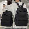 School Bag Solid Color Fashion Nylon Backpack Women's School Bag Women's High School Light Backpack Female College Student Backpack