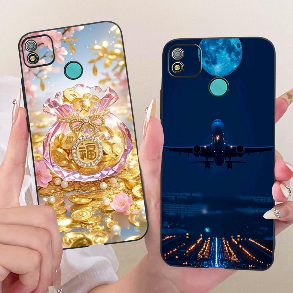 Phone Case For Tecno Pop 4 Cover Silicone Cute Cat Fashion Funny Painted Casing For Techno Pop 4 BC2c BC1s
