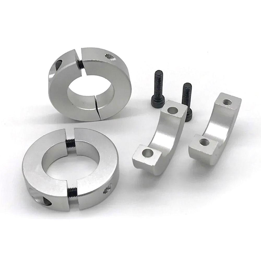 1Pcs Aluminum Alloy Fixed Locking Limit Ring Double Split Clamp-Type Collar New Shaft Collar