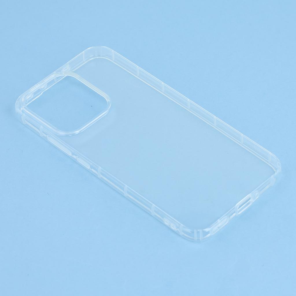Для Oppo Reno14 Pro 5G (Глобальный) Прозрачный ТПУ чехол-накладка на заднюю панель телефона с защитой подушками безопасности