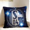 S-Schalke 04 Team Pillow Cover Novelty Pillow Case For Wedding Party Home Decor Soft Cushion Cover Gift