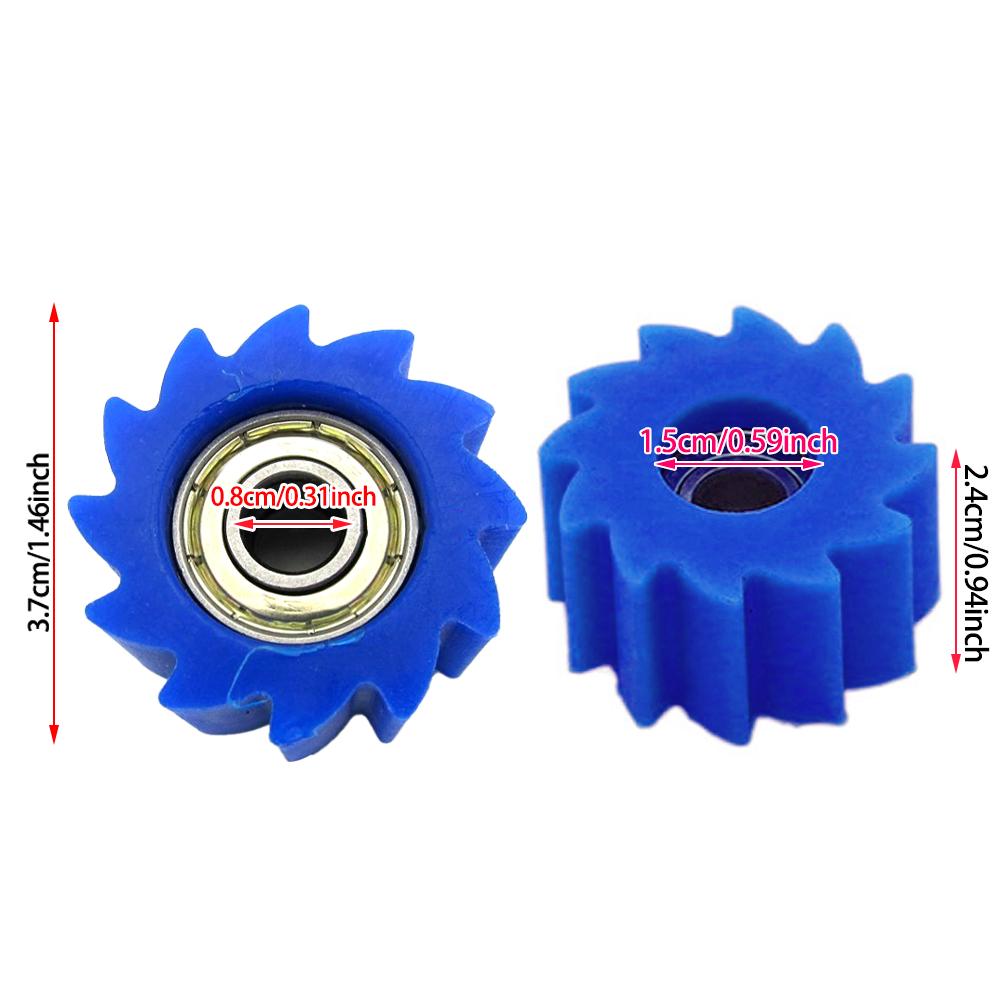 Motorbike Chain Roller Tensioner Pulley Motorcycle Wheel Guide 8mm for XR CR CRF 125 250 450 Pit Pro Dirt Bike Motorcycle