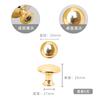 ABS Nordic Mushroom Kitchen Cabinet Door Handle Modern Simple Wardrobe Drawer Door Knobs and Solid Plastic Handles for Furniture