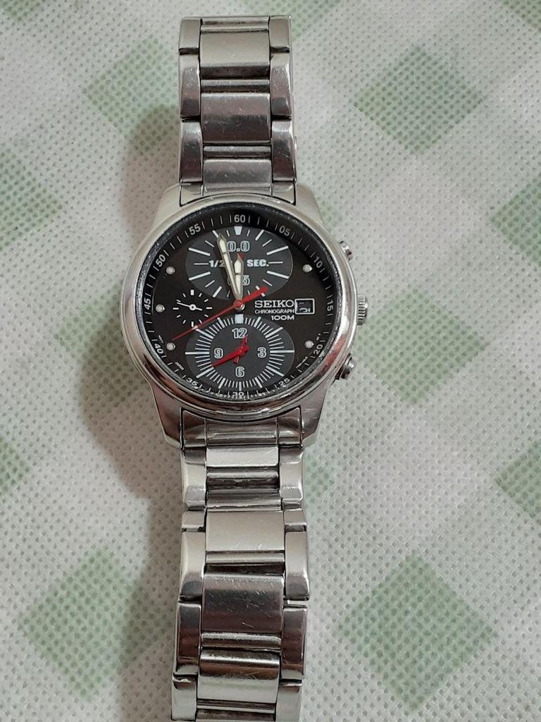 [Б/У] Часы-хронограф SEIKO Водонепроницаемость 100 м