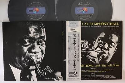 LP Пластинка ЛУИ АРМСТРОНГ - Сачмо в Симфоническом зале MCA901516 MCA Япония Оби Джаз Б/У