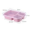 Wheat Straw Lunch Box Microwave Compartment Dinnerware Food Storage Container Lunch Box for Kids Healthy BPA Free Bento Boxes