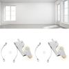 2pcs Silent Sliding Door Pulley Easy Installation Cabinet Roller Pulley Door Roller Wheels  Bathroom