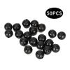 50Pcs 8mm 6mm Round Soft Rubber Pearl Carp Fishing Bean Rig Accessories Rubber Beads Fishing Tackle Carp Rigs