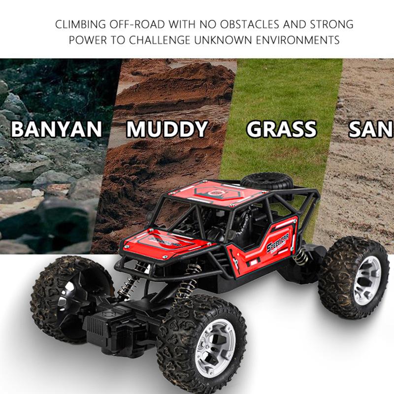 RC Пульт дистанционного управления сплава восхождение внедорожник большой высокоскоростной полный привод зарядка электрический автомобиль с дистанционным управлением детская игрушечная машина