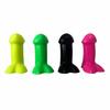 4Pcs Novelty Spoof Tire Hats Silicone Valve Stem Penis Luminous Tire Stem Hats Pranks Core Tire Hats Bumper Strips Car Bicycle Mountain Valve
