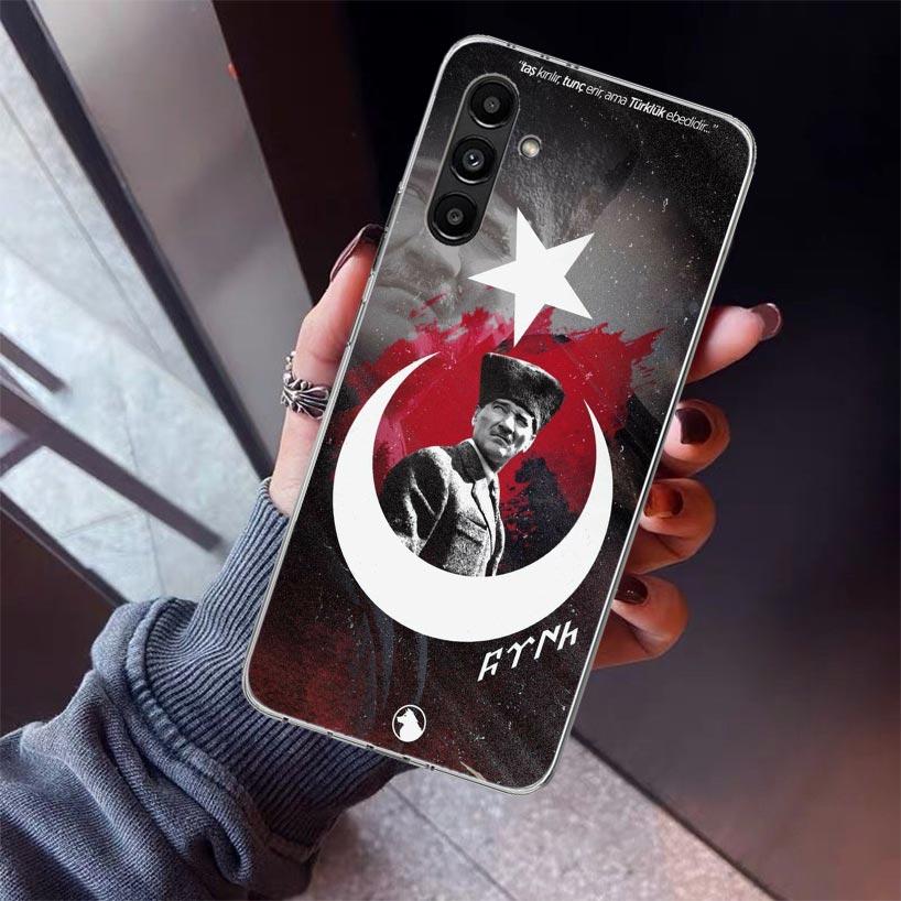 Турция Турецкий Флаг Чехол для Телефона Для Samsung Galaxy A17 A16 A15 A14 A13 A57 A56 A55 A54 A53 A37 A36 A35 A34 A33 A26 A25 A24 A23 Ga