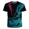 Fashion Men's Summer 3D T-shirt Printed Breathable Casual Round Neck Short Sleeved Sports Street Style Tops