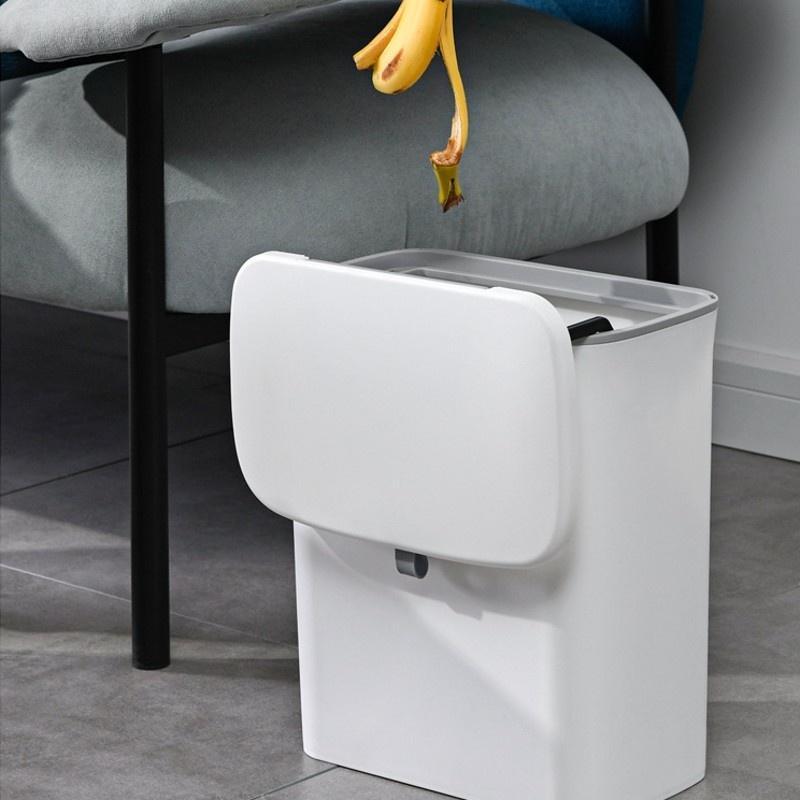 7л/9л настенный мусорный бак с крышкой, мусорное ведро, кухонный шкаф, дверная подвесная корзина для мусора, мусорная корзина для автомобиля, мусорная корзина