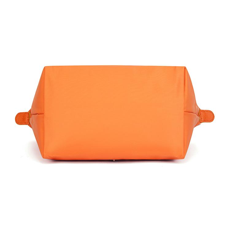 Longchamp Сумка-шоппер на плечо Le Pliage Green из переработанного холста, маленькая женская сумка, оранжевая 1621919P54
