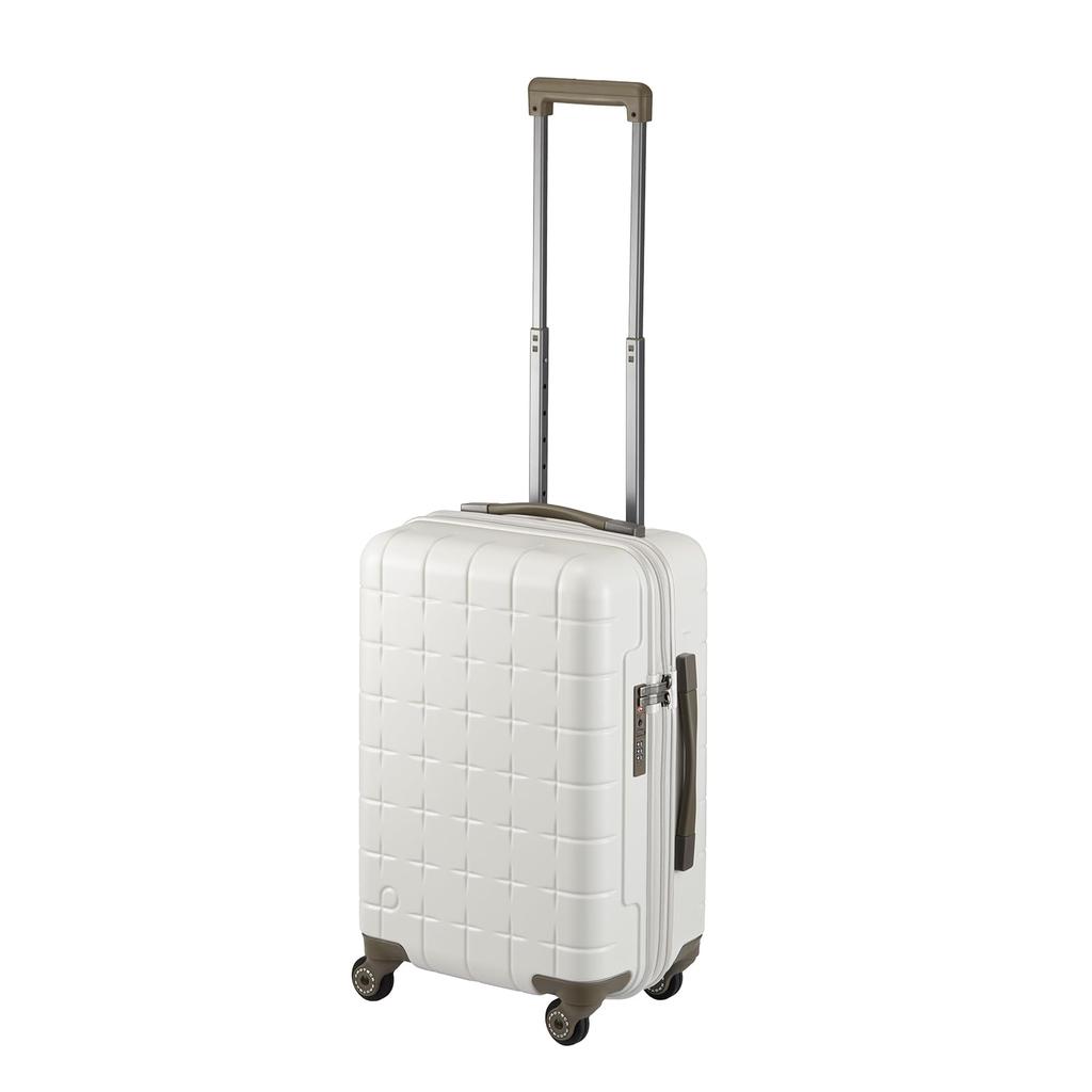 Чемодан размера S 2 ночи 3 дня 38 л Колесный фиксатор 10 лет гарантии Сделано в Японии Чехол для переноски Сумка для переноски 360G4 Теплый серый [Proteca] Ручная кладь 3,1 кг