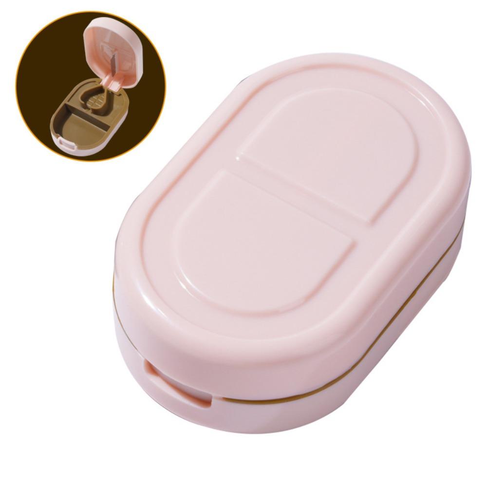 2-in-1 Pill Splitter Pills in Half Tablet Storage Box New Pill Cutter Small or Large Pills