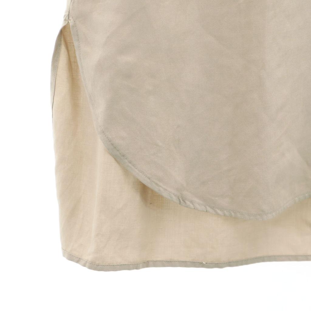 Sacra Made In Japan Linen Blend No Sleeve Shirt 38 Gurege Women Used