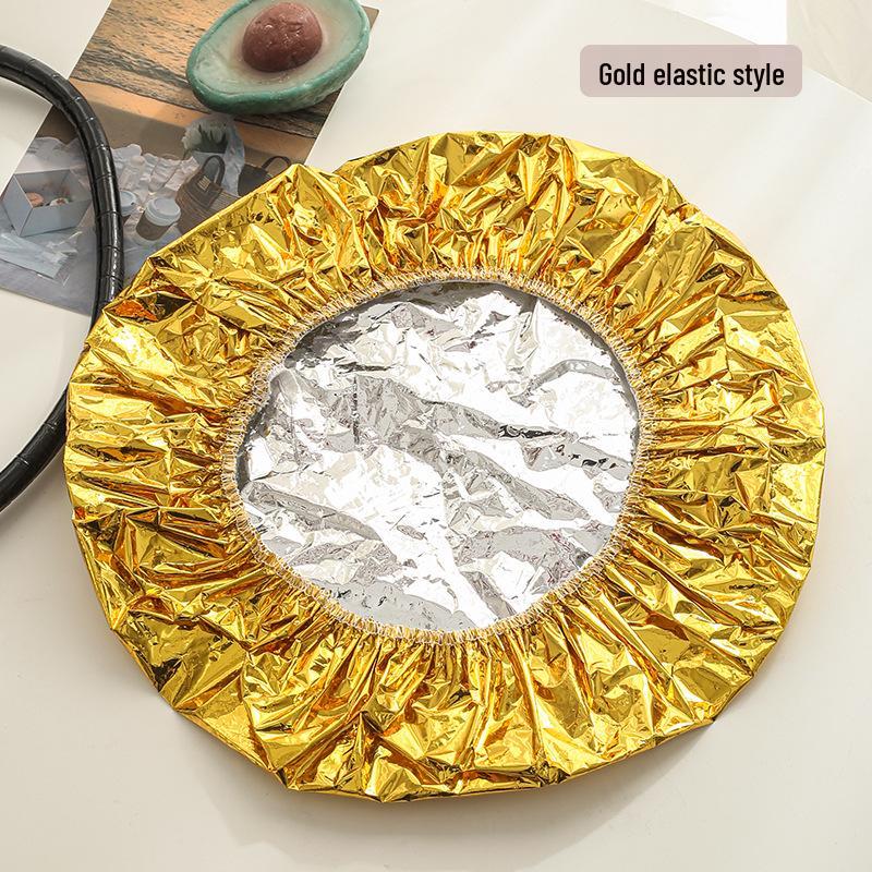 Waterproof Disposable Aluminum Foil Hair Steaming Cap for Perming and Shower