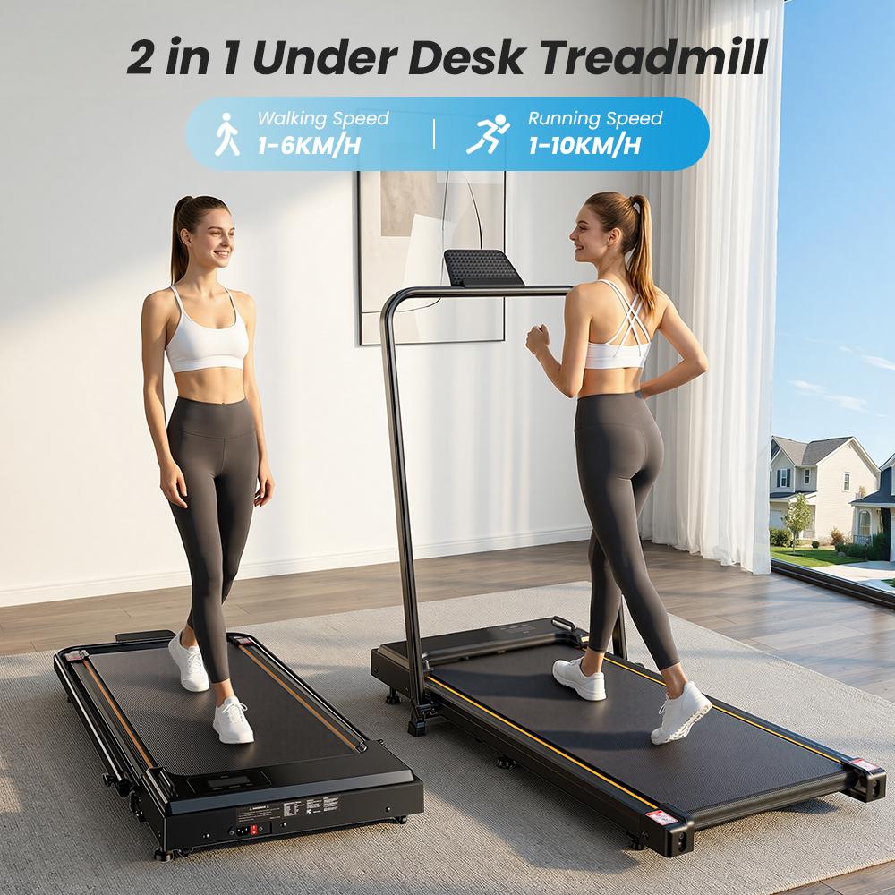 Formill FT41 Treadmill, 0.75-2.5 Hp Max Power, Top Speed 1-10 km/h, Foldable, Max Load 120Kg