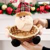 Christmas Candy Storage Basket Decoration Santa Claus Storage Basket Gift ARI