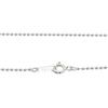 [Sears] Колье-цепочка шариковая, Серебро 925 пробы, ширина 1,5 мм, 45 см