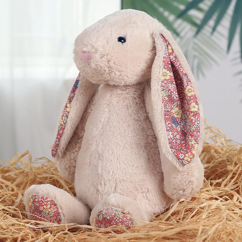 Плюшевая игрушка Цветочный Кролик с коротким мехом для детей и в подарок