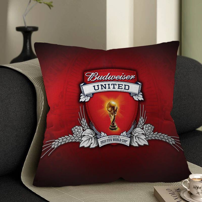 Classic Beer Brand BBudreiser Personalized Pillow Dust Cover Bedroom Kids Party Decoration Pillowcase Birthday Children Gift