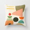 Modern Minimalist Abstract Pillow Cover Minimalist Geometric Peachskin Velvet Cushion