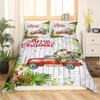 Рождественский комплект пододеяльников King Queen Full Twin Size для детей подростков взрослых комплект постельного белья из полиэстера с наволочкой