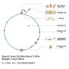 GEMCHIC Women's Summer Starfish Vacation Style Colorful Natural Stone Beaded Necklace with Natural Pearl