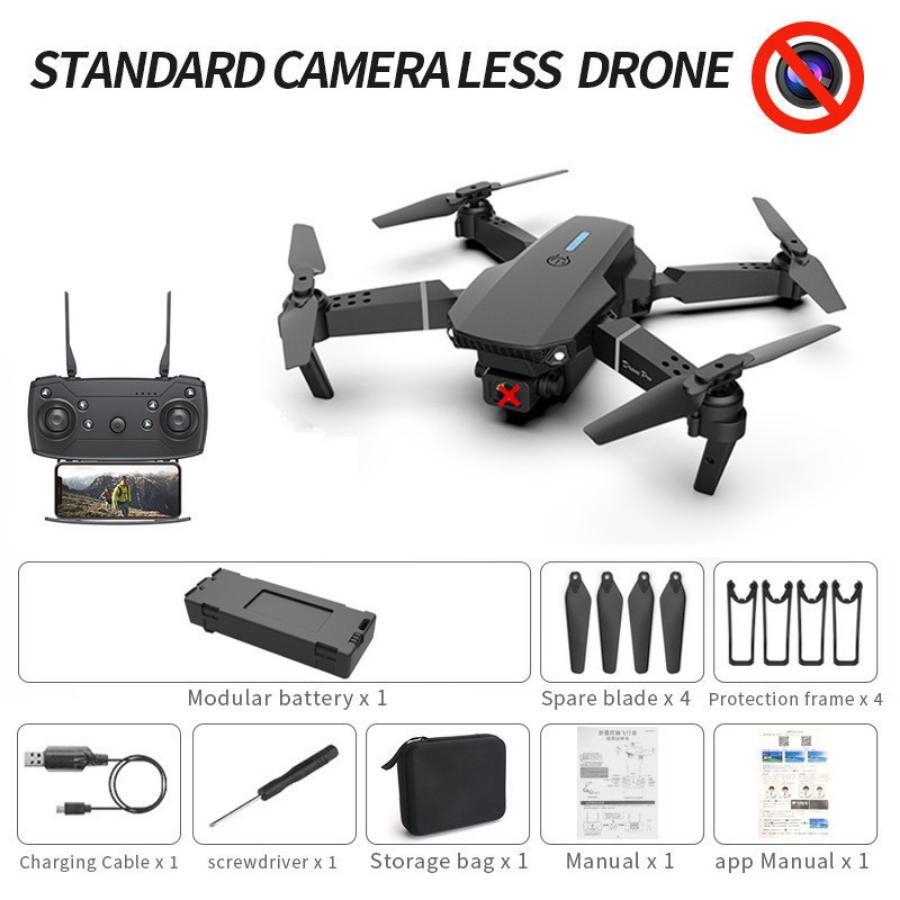E88 PRO RC UAV 4K HD Двойная камера WIFI FPV Фиксированная высота складной квадрокоптер-машина-игрушка