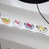 Car Sticker Cute Cat Sticker Creative Decoration Scratch Sticker Waterproof Sticker Fashion Bumper Sticker Easy Installation (Small)