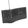 Wired Split Keyboard Ergonomic Design Full-Size 110 Keys Universal Wrist Support Keyboard Office Supplies