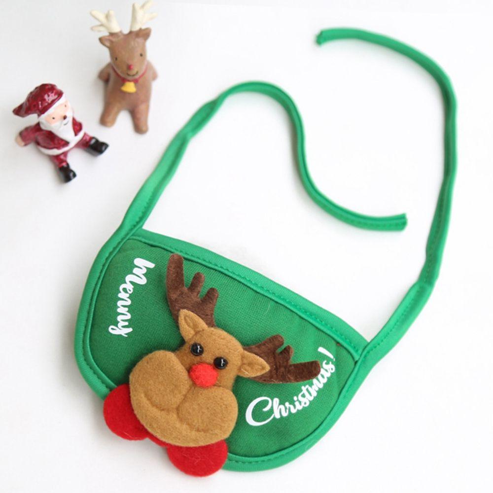 Dog Cat Decoration Bibs Costume Pet Christmas Hat Bandana Santa Hat Pet Clothing Pet Triangle Scarf