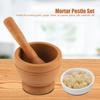 Manual Plastic Garlic Grinder Spices Herbs Mortar Pestle Set Grinding Bowl Kitchen Tool
