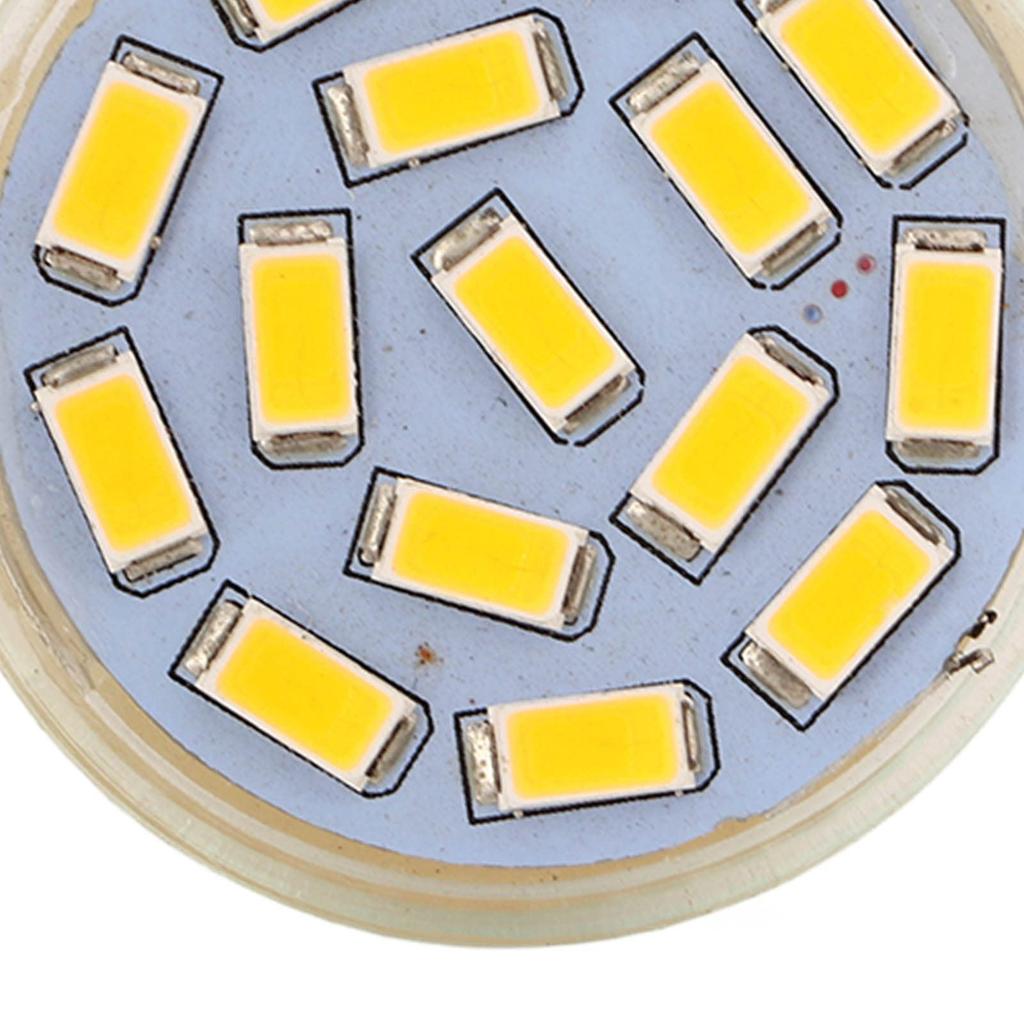 xuuyuu LED Bulbs, GU 4 Base, Spotlight, 12V 3W, Halogen Equivalent, 270LM, Warm White, Non-Dimmable, Pack of 6 (Warm Light)