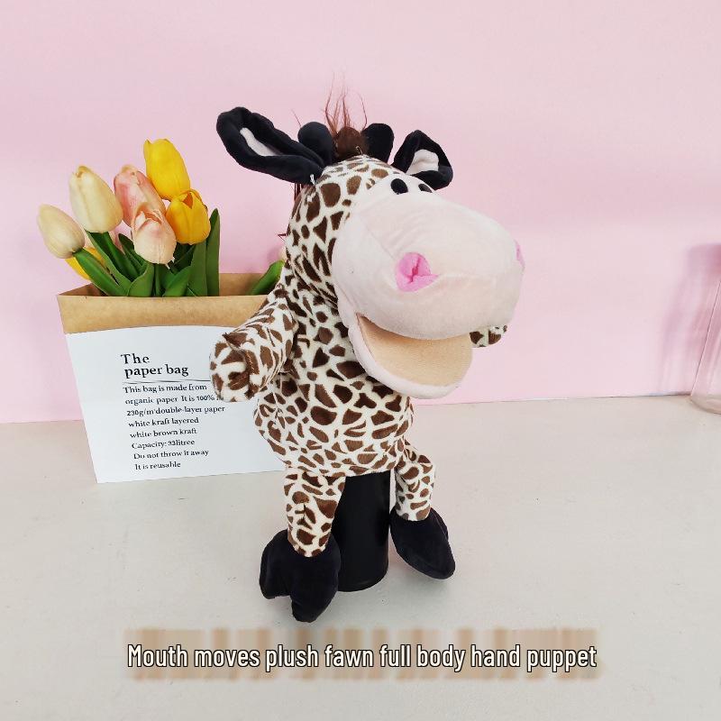 Мультяшная Животная Кукла-перчатка Плюшевая Кукла для Интерактивной Игры Детей