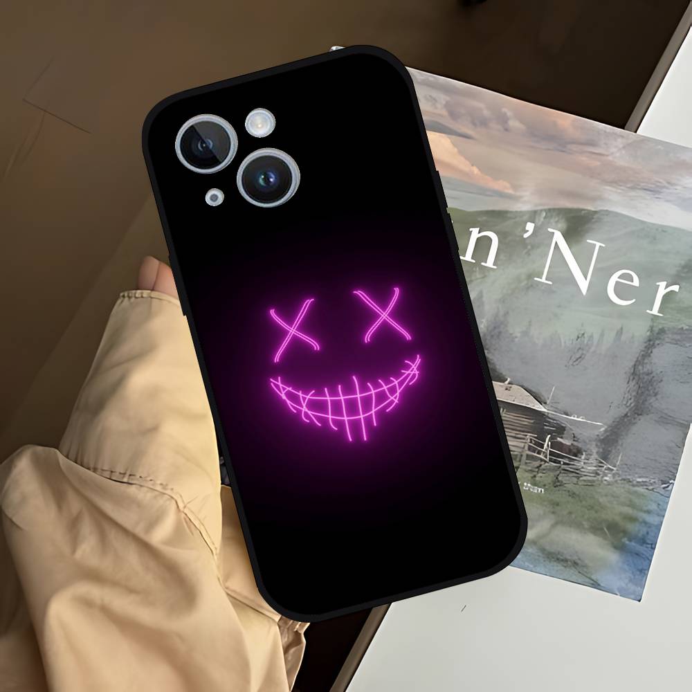 Чехол для телефона D-Devils-faces-S Для IPhone 1716 15 14 13 Pro Max 11 12 Mini X Xs XR Черный Силиконовый Чехол