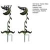 Hand Painted Outdoor Sculptures Carnivorous Plant Garden Stake, Large Metal Venus Flytrap Sculpture, Weird Decorative Flower Bed Accents Yard