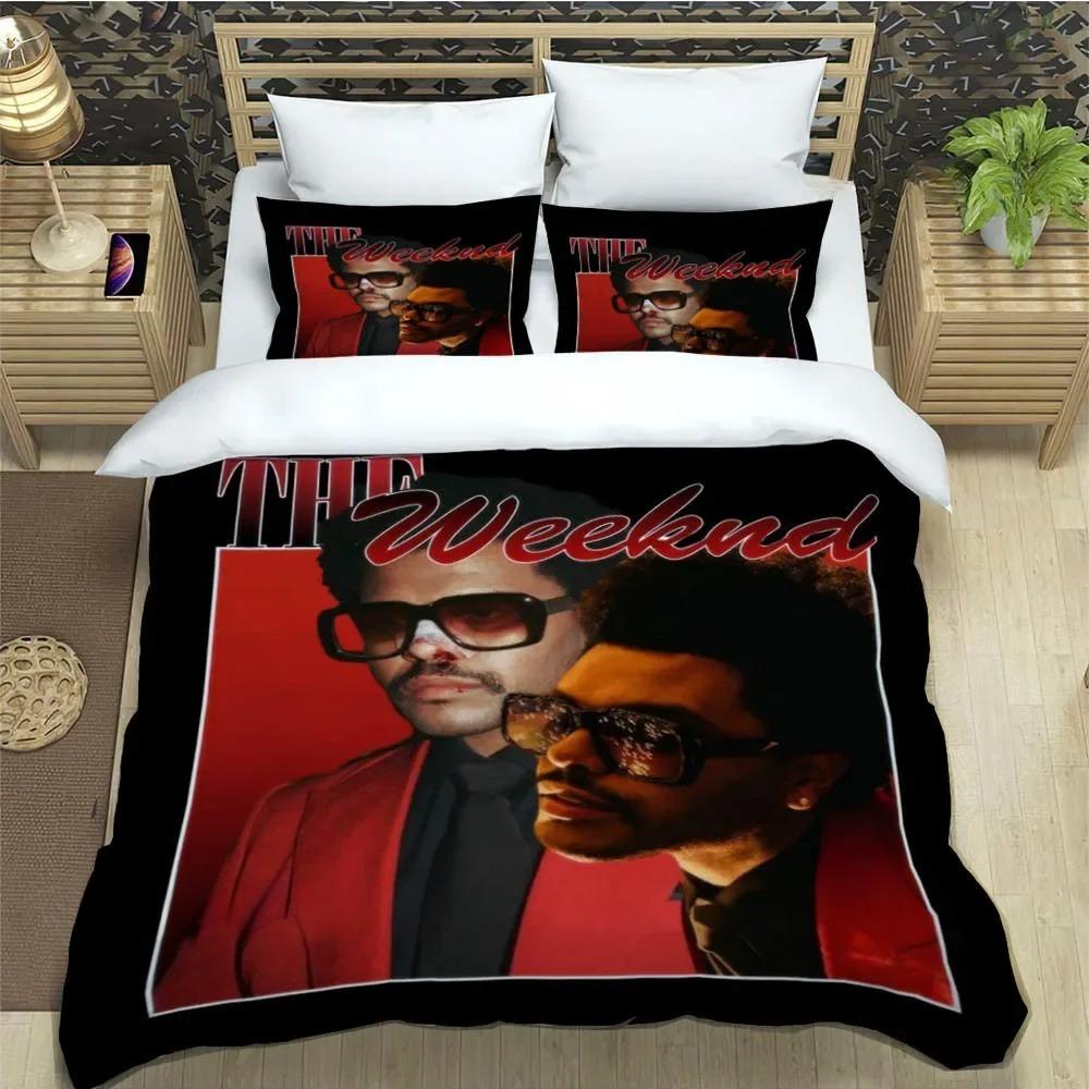 XO-The Weeknd Duvet Cover Pillowcase Bedding Set Adult Boy Girl Bedroom Decoration Children Single Double Large Size
