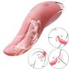 10 Vibration Modes French Kissing Modes Realistic Heating Tongue Vibrator,USB Charging Waterproof Sex Toys for Women Clit