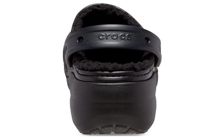 Crocs Классические утепленные клоги на платформе 'Черные' Женские 207938-001