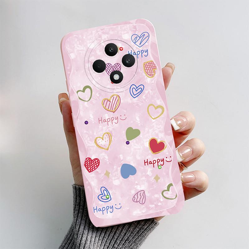 Чехол для OPPO Reno12 F Чехол OPPO Reno 12 F FS 5G Милый Мультяшный Кот Мягкий Силиконовый Бампер Защитные Чехлы для Телефона На Reno 12F Funda