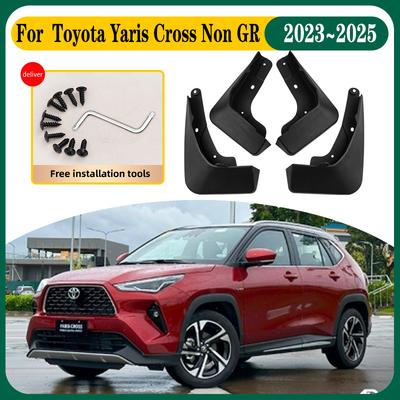 Автомобильные брызговики для Toyota Yaris Cross Non GR 2024 2025 Антибрызговики Грязезащитные щитки Передние и задние крылья Автоаксессуары