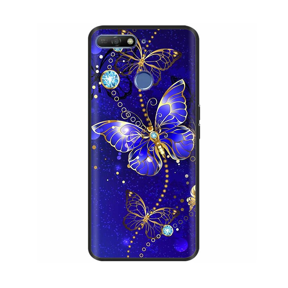 Cute Candy Painted Cover For Huawei Honor 7A Pro Case Soft Silicone Back Cover For Honor 7C Cases Honor7A Pro 5.7" Cases Bumper